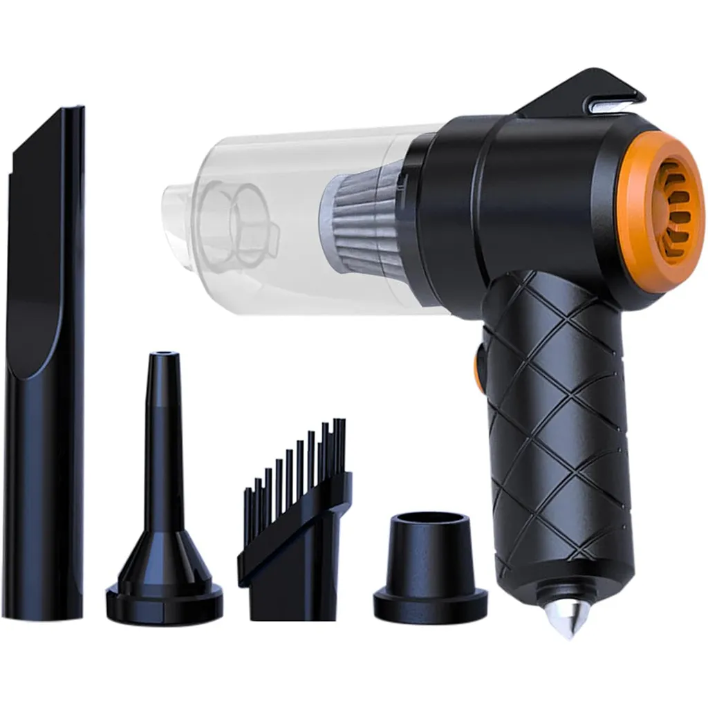 Aspirateur Souffleur 2 en 1 Rechargeable USB – Compact et Puissant – Nettoyage Maison, Voiture et Bureau