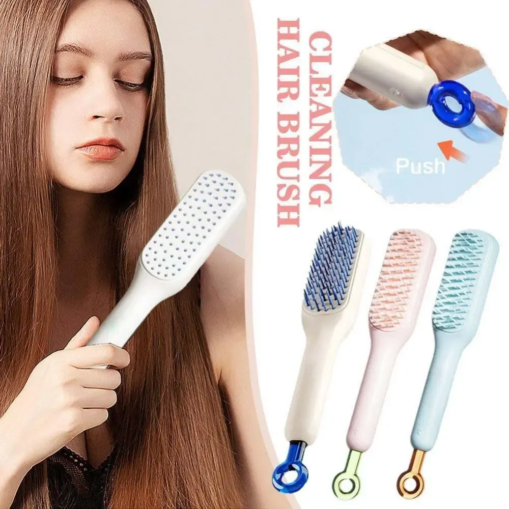 Peigne magique rétractable pour auto-livres, brosse à cheveux, massage antistatique, lissage des cheveux