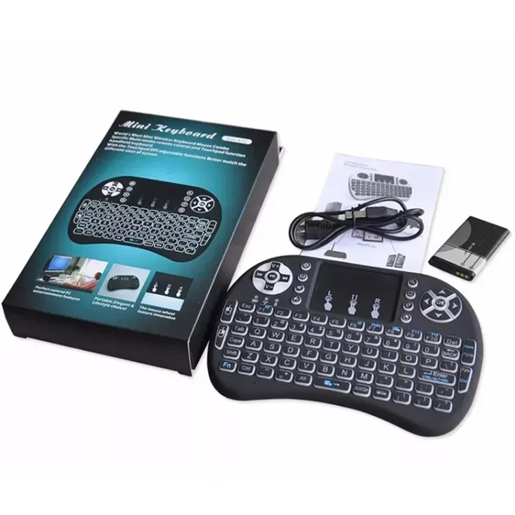 Mini clavier sans fil Mac Tech avec touchpad souris tactile Smart TV PC