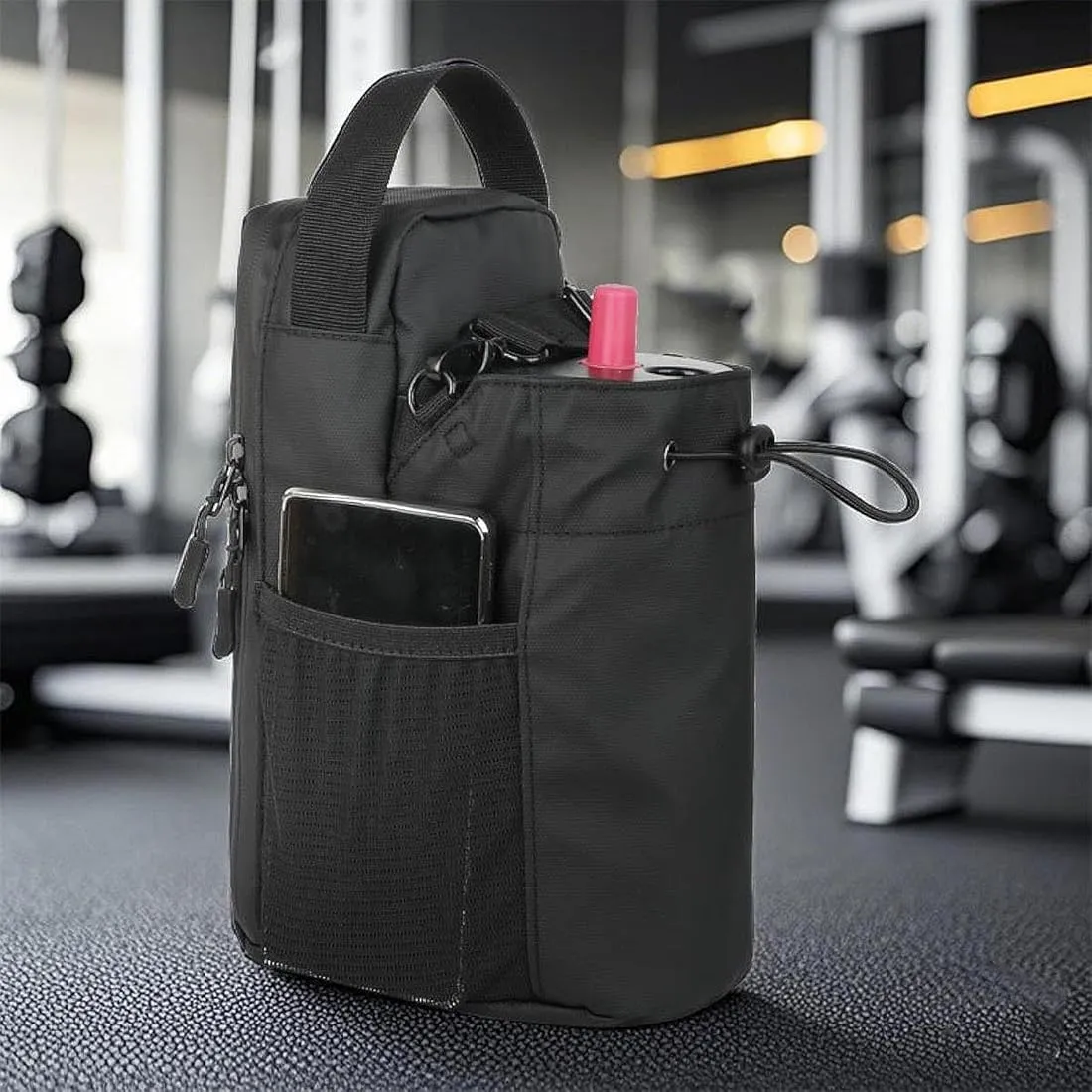 Sac de Sport Compact et Leger – Sac de Fitness Pratique avec Poches Multiples et Tissu Resistant à l’Humidite