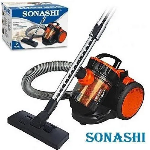 Aspirateur sans Sac Sonashi SVC9036C 1200W – Capacité 1.5L Puissant et Compact