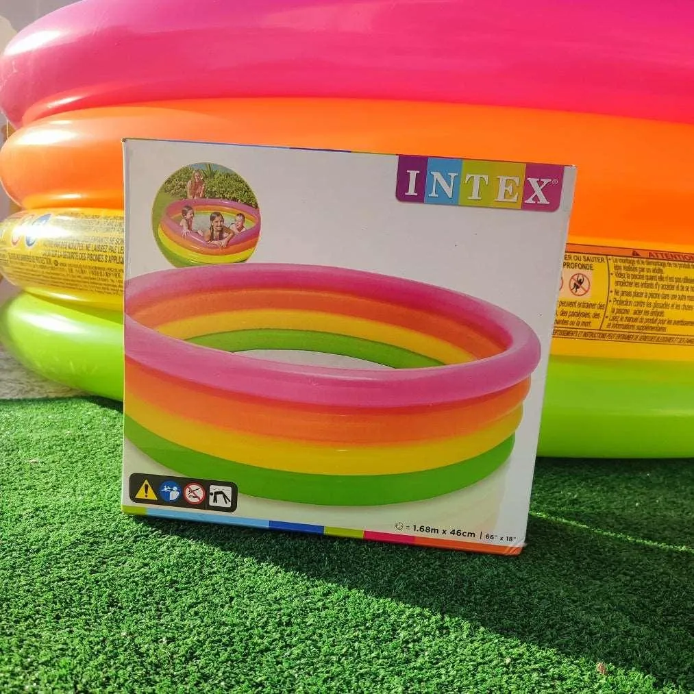 Piscine Sunset Glow 168 × 46 cm – INTEX