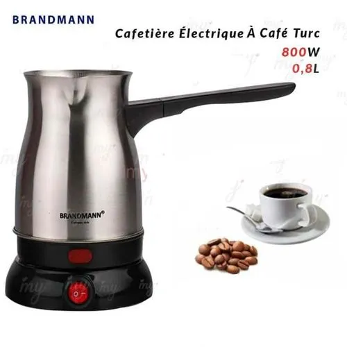 Cafetière electrique a Cafe Turc 800W 0,8L brandman silver