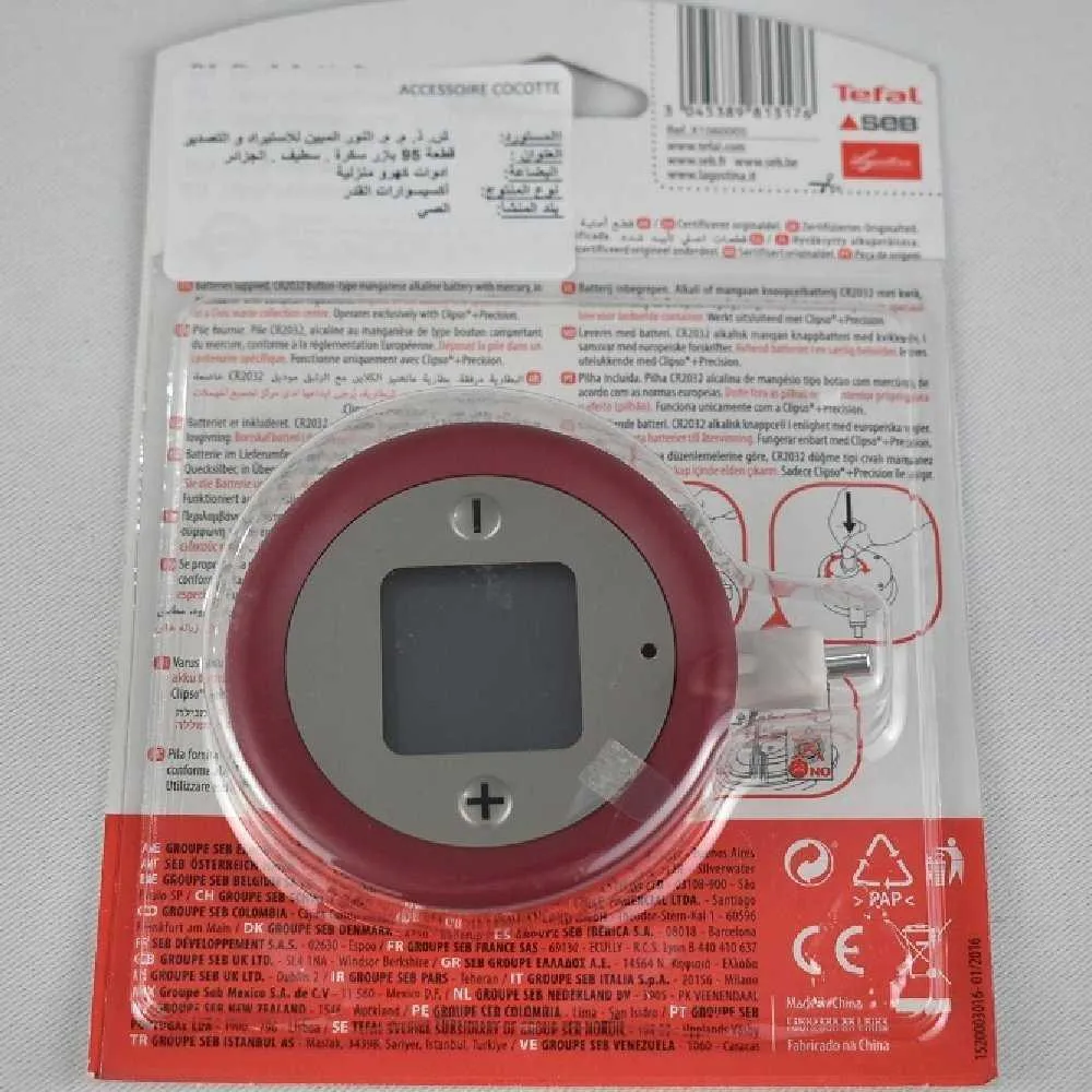 Minuteur Clipso® + Precision rouge seb/tefal
