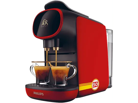 Cafetière l'Or barista passione rossa (sans capsule offertes) Reservoir 0.8L 19bars 1450w- rouge