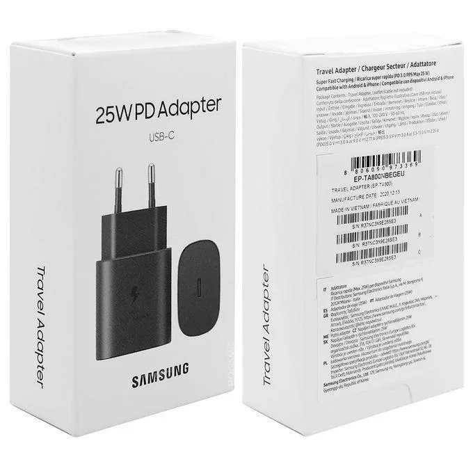 Chargeur Super Fast Charging 25W Type C original