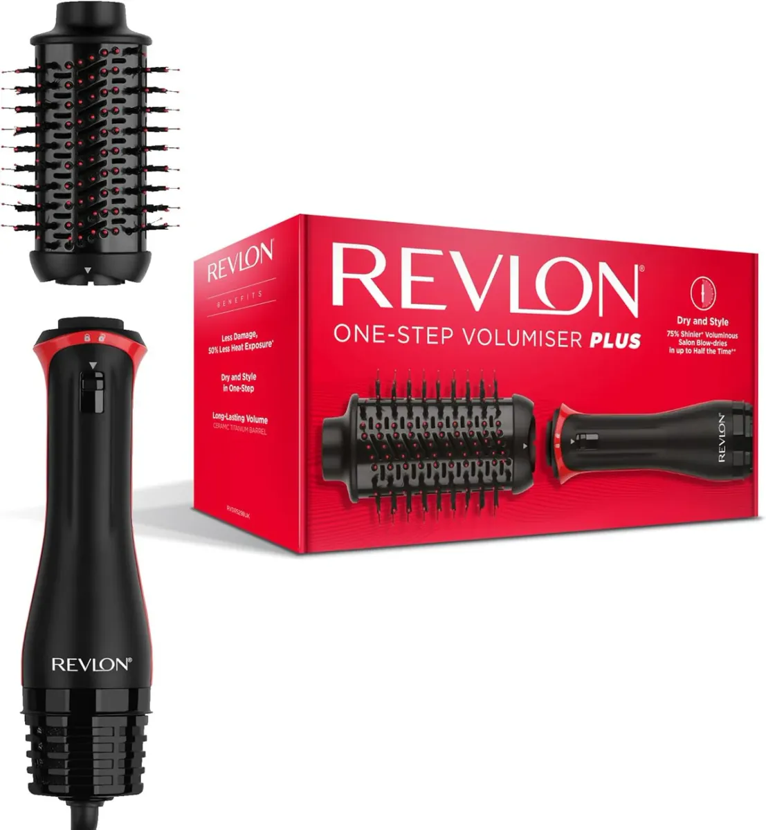 Brosse coiffante ONE-STEP VOLUMISER PLUS TÊTE AMOVIBLE