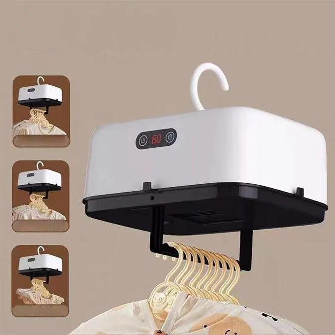 Seche Linge Electrique Sechoir Seche Vetement sac de séchage Cintre Portable