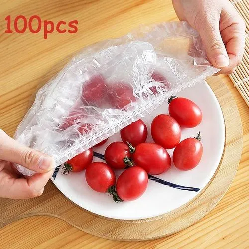 100 sacs de conservation des aliments élastiques réutilisables