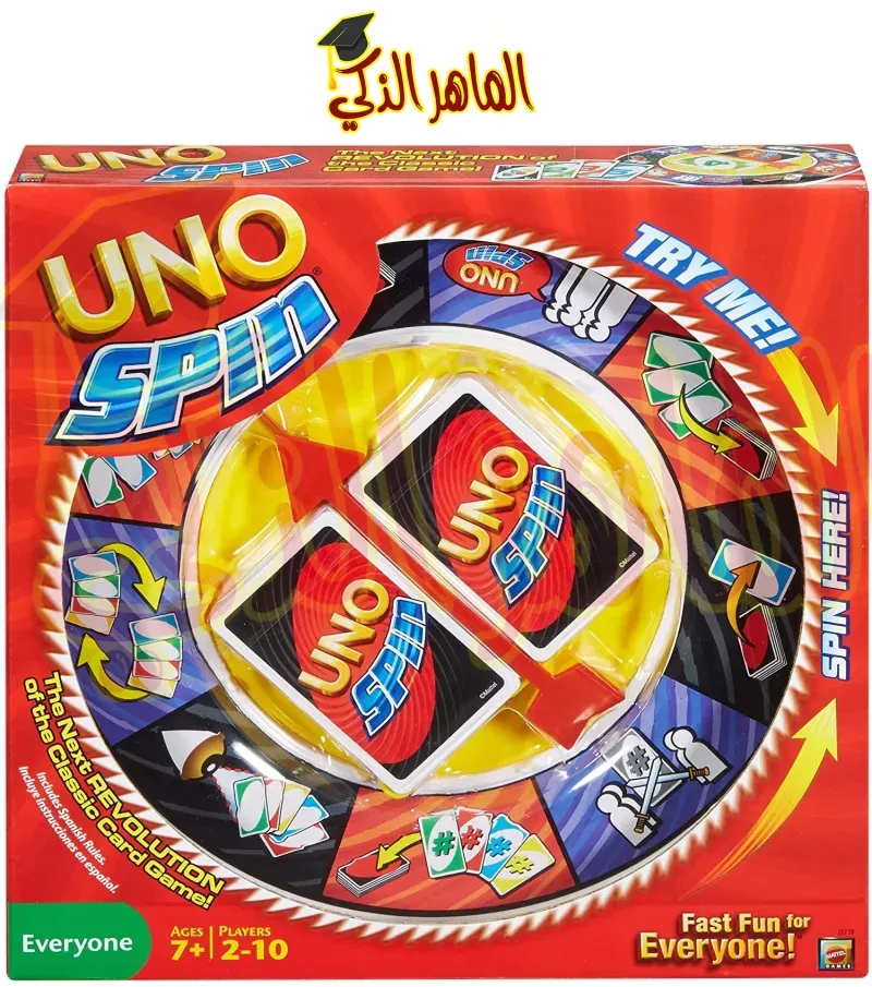 Jeux De Cartes uno spin En Famille-Multi-Couleur