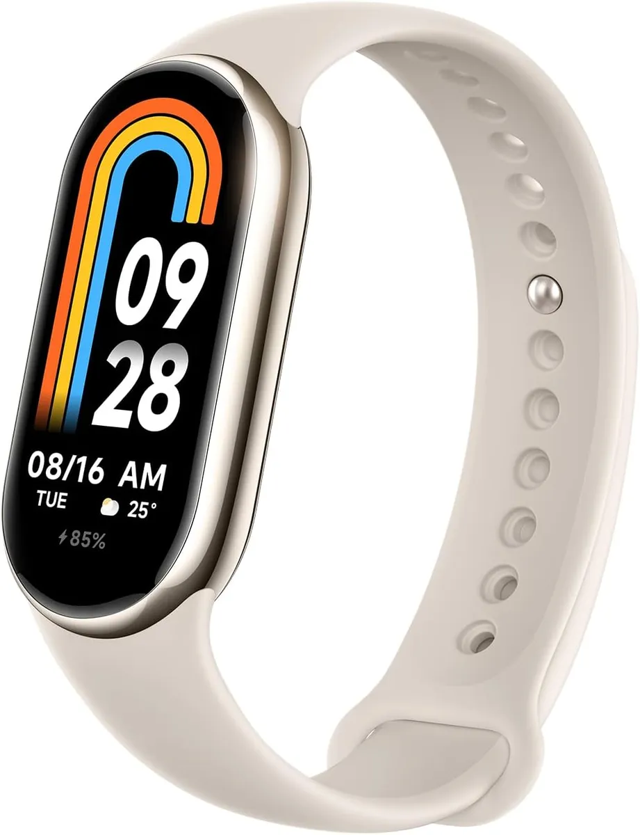 Bracelet inteligent étanche 1.62 Avec 150Modes mi band 8-blanc