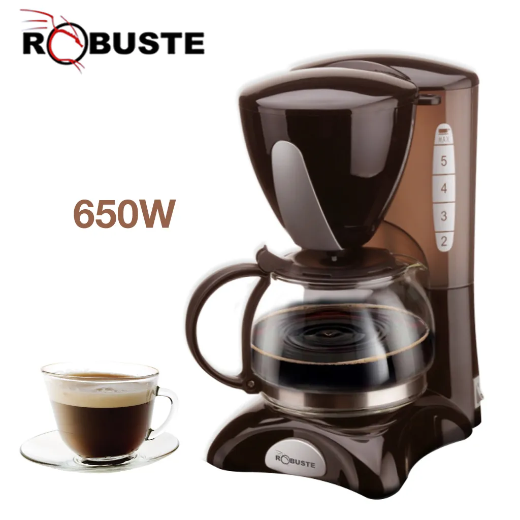 Cafetière Électrique 780W 5 Tasses CEN05 Robuste et Compacte pour Café Maison