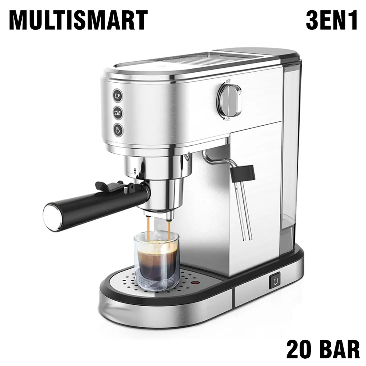 cafetière expresso multifonction 3en1 1L 20Bar