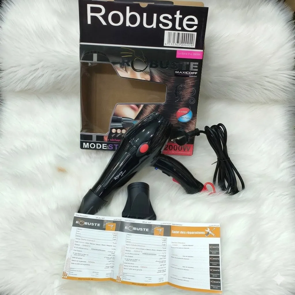 Sèche cheveux professionnel Pro 2000 robuste en Algérie 