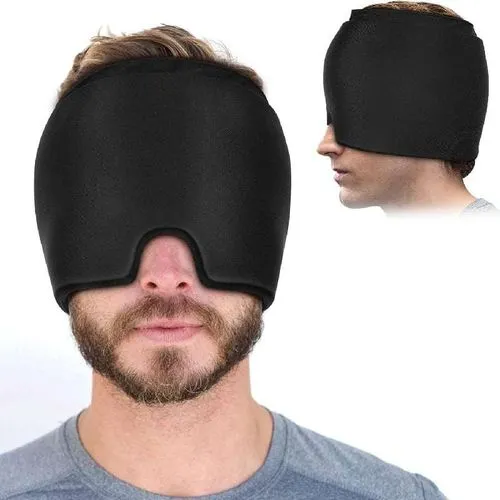 Gel Bonnet anti Meaux de tête Migraine rafraîchissant en masque soulagement