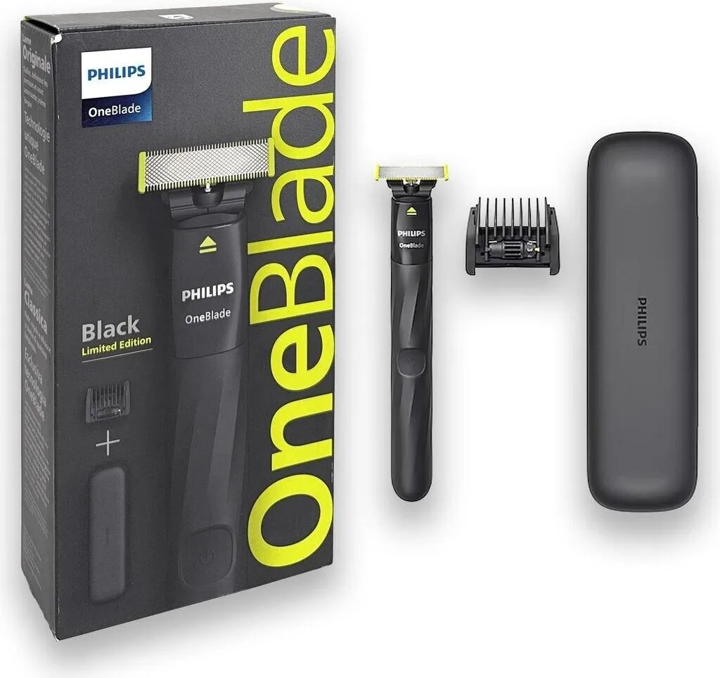 Rasoir tondeuse Electrique Visage ONEBLADE FACE black edition batterie 30mn