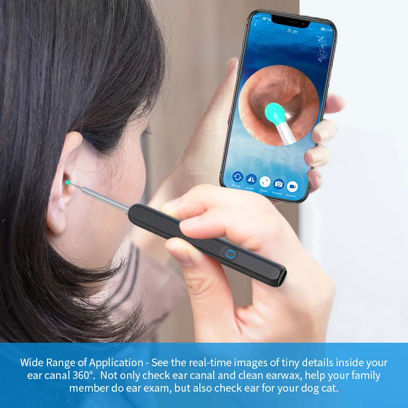 Nettoyeur d'oreille,nettoyeur d'oreille avec caméra,USB 1080p