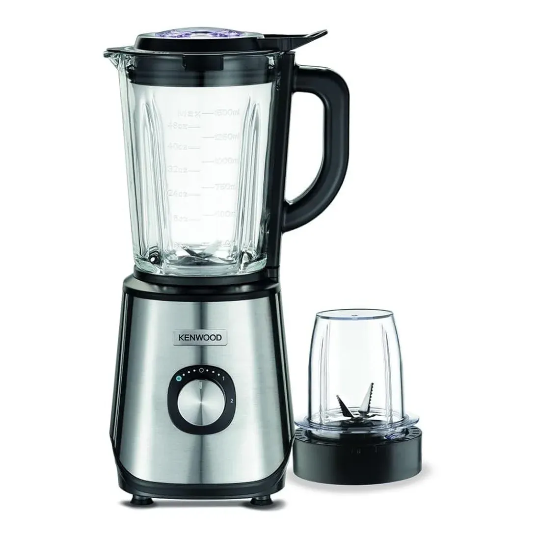 Blender en verre + 1moulin - 1000w - inox - 2L-2 vitesse - BLM45.240S