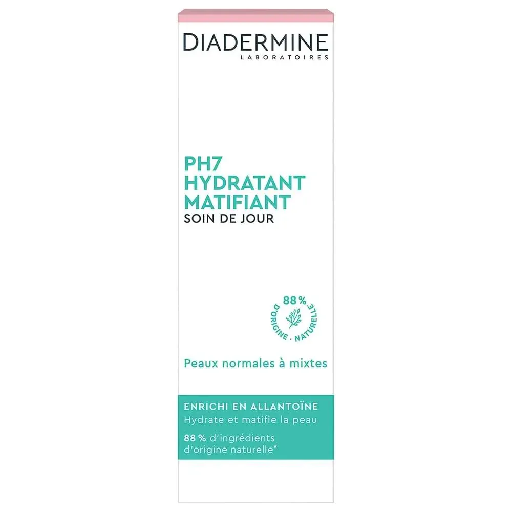 Crème Hydratante diadermine- Soin De Jour - Ph7 - Hydratant Matifiant - 50Ml.