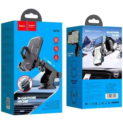 CA76 one-touch 360 Degrés Rotation console centrale Voiture Collant Ventouse Support De Téléphone Portable