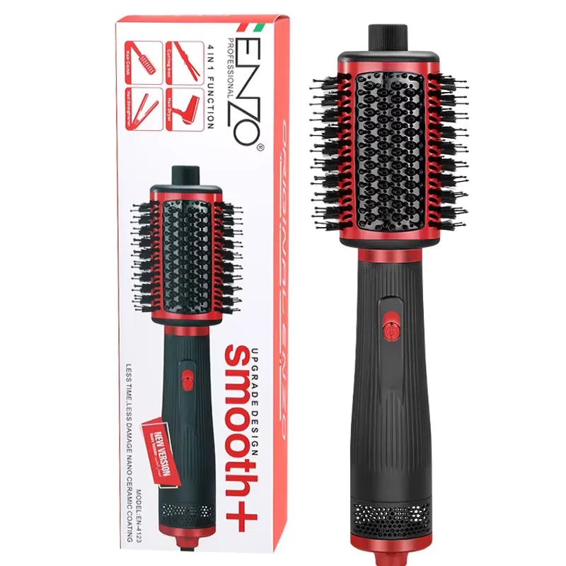 enzo smooth plus brosse chauffante 4en1 en-4123