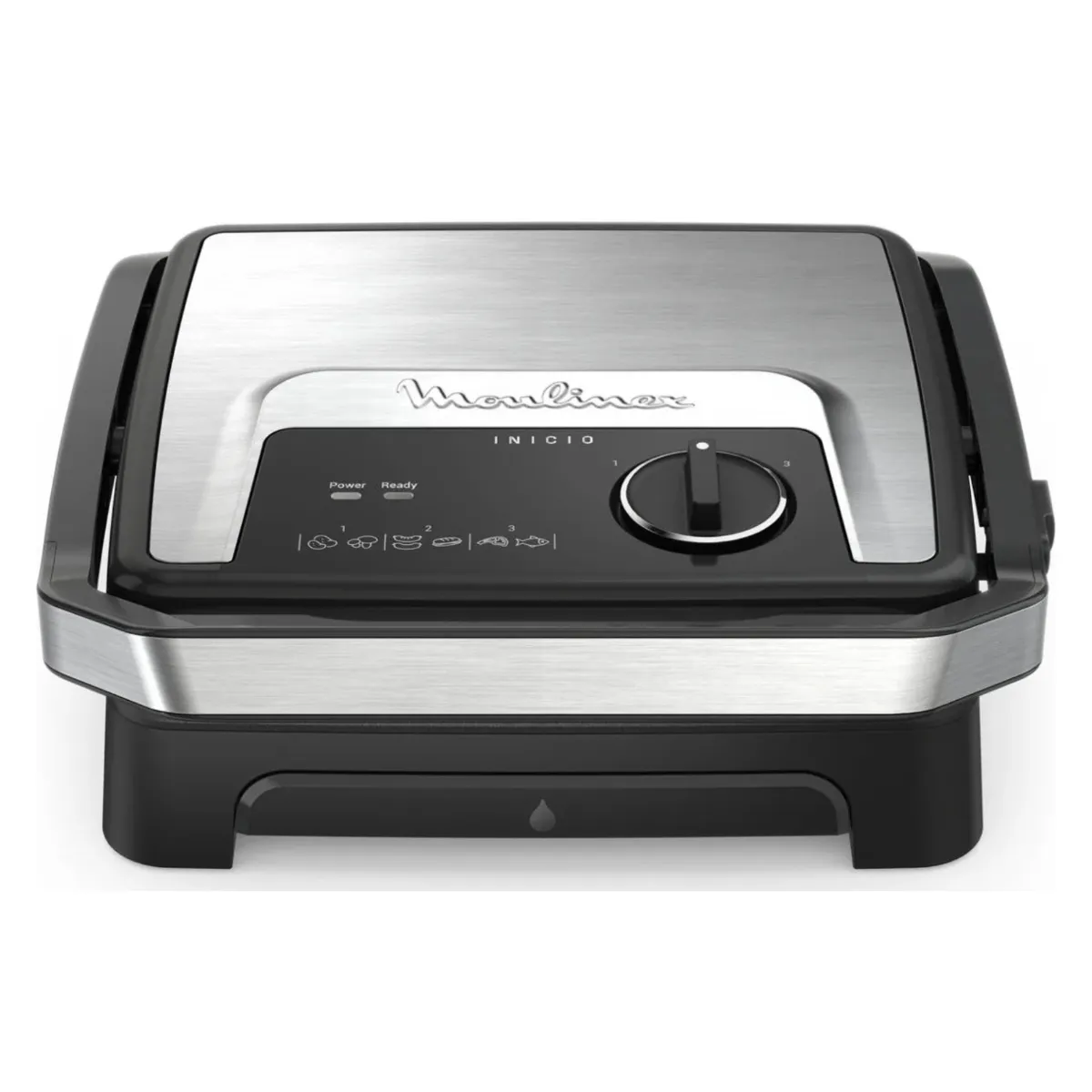 Panineuse et Grill Electrique Moulinex 2EN1 - 2000 W avec Réglage de Température - Inicio Adjust GI272D10