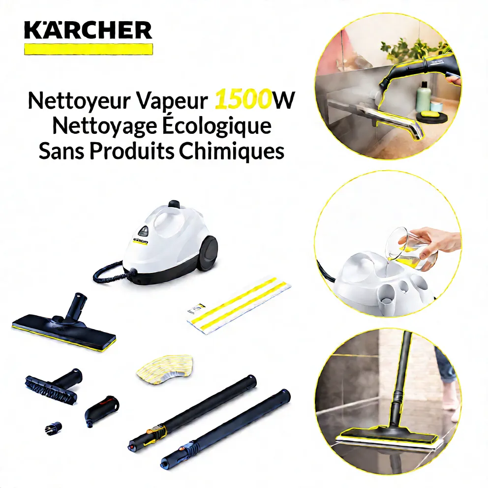 nettoyeur vapeur sc2 easy fix karcher 1500w 3.2 bar  