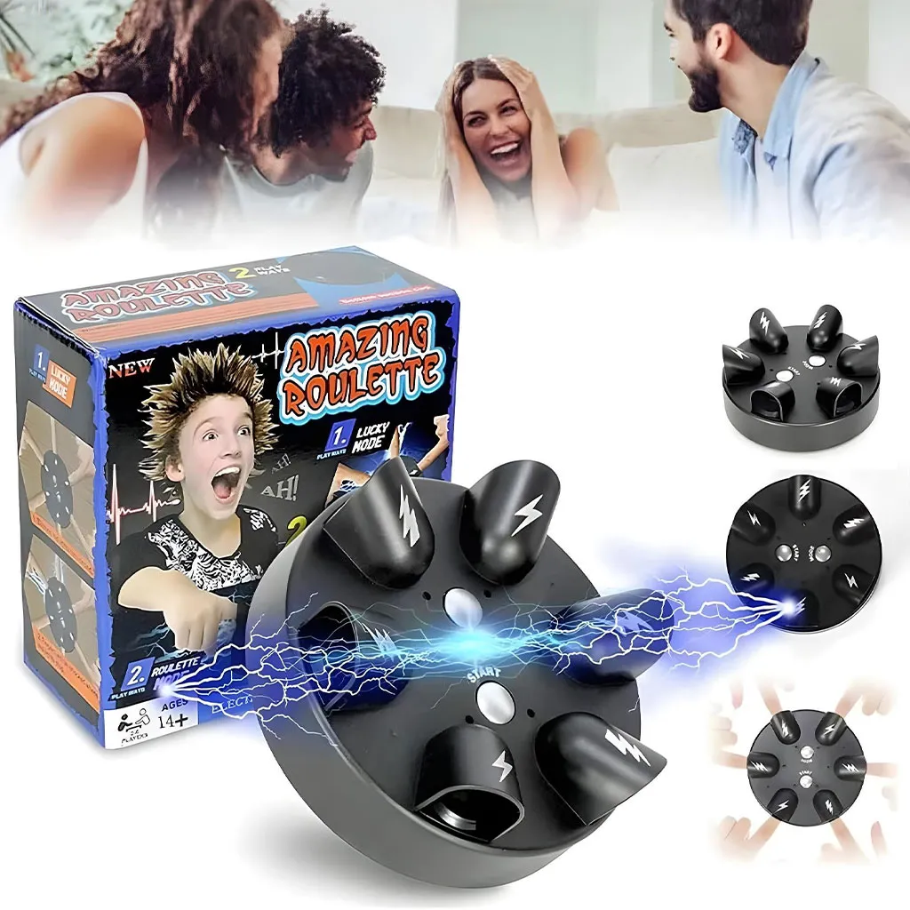 Jeu de Roulette à Choc Électrique Multi-Joueurs Amusant pour Soirées et Défis Entre Amis