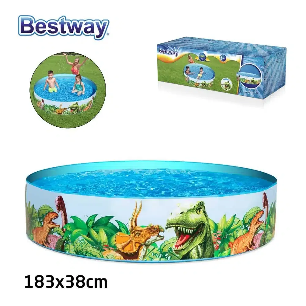 Piscine Dinosaure Enfant Bestway 183x38cm Vinyle 55022