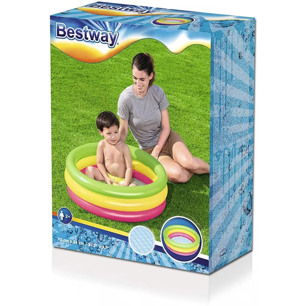 Piscine Gonflable Enfant Ronde 70 x 24 cm Bestway 51128