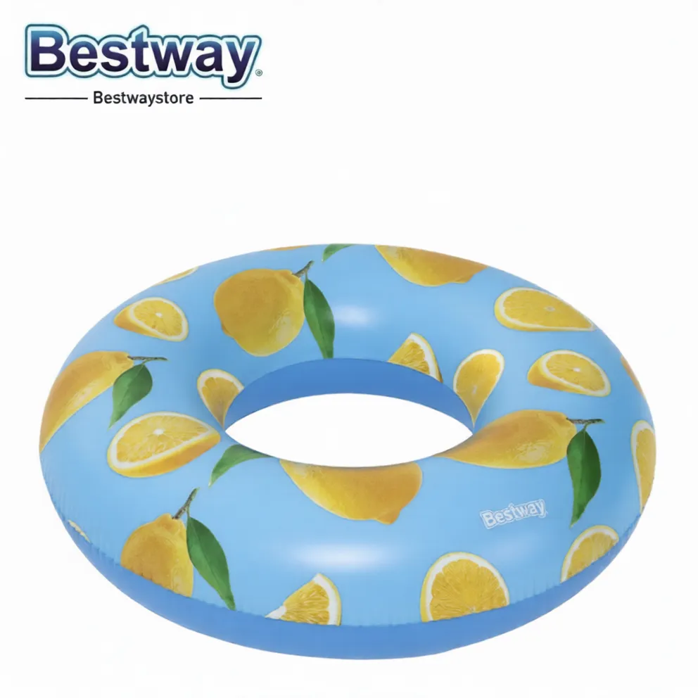 Bouée gonflable parfumée citron Bestway Scentsational 36229 – 119 cm