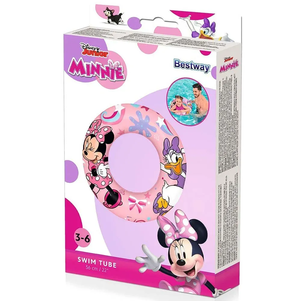 bouée gonflable bestway91040 minnie and daisy 56cm 