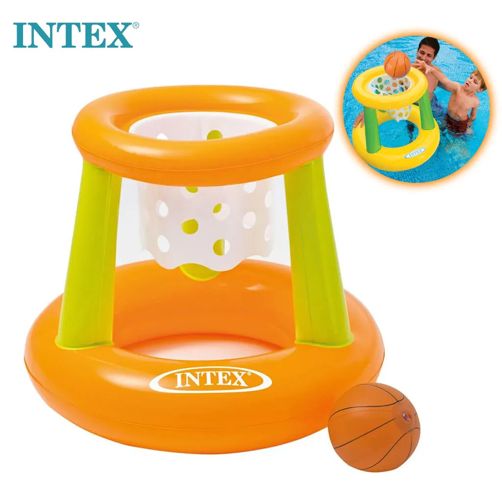 Panier de Basket Gonflable Intex 58504 pour Piscine – Jeu Aquatique d’Été