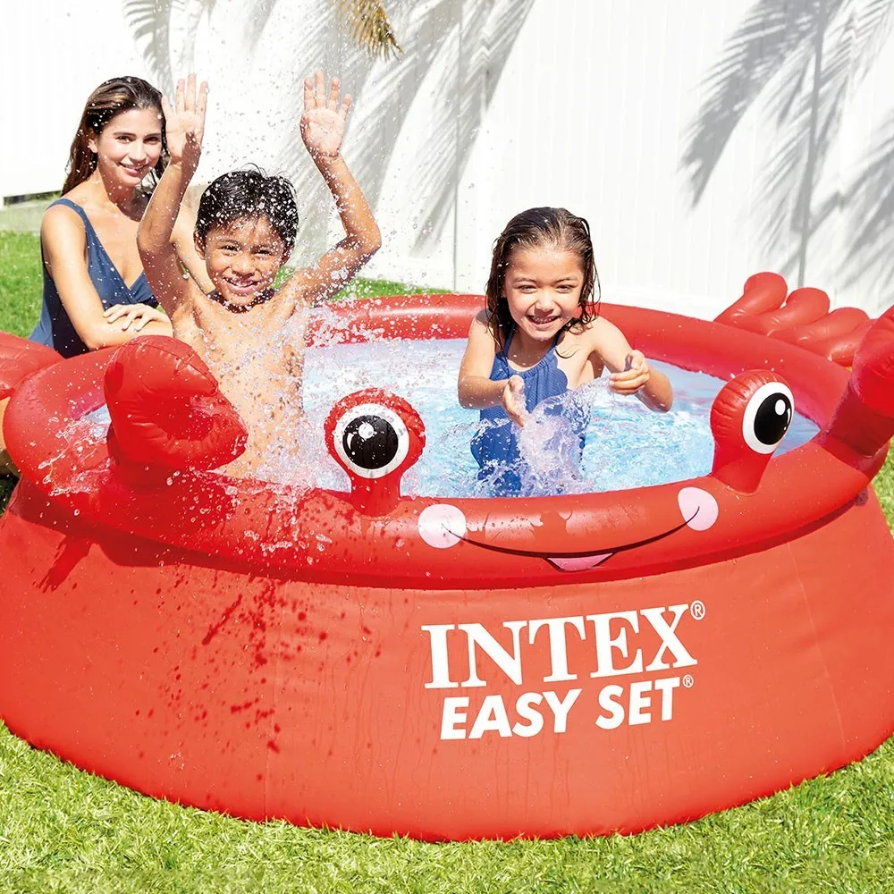 Piscine Gonflable Autoportante easy set Crabe INTEX 26100NP 183cm x 51 – Piscine Enfant Été