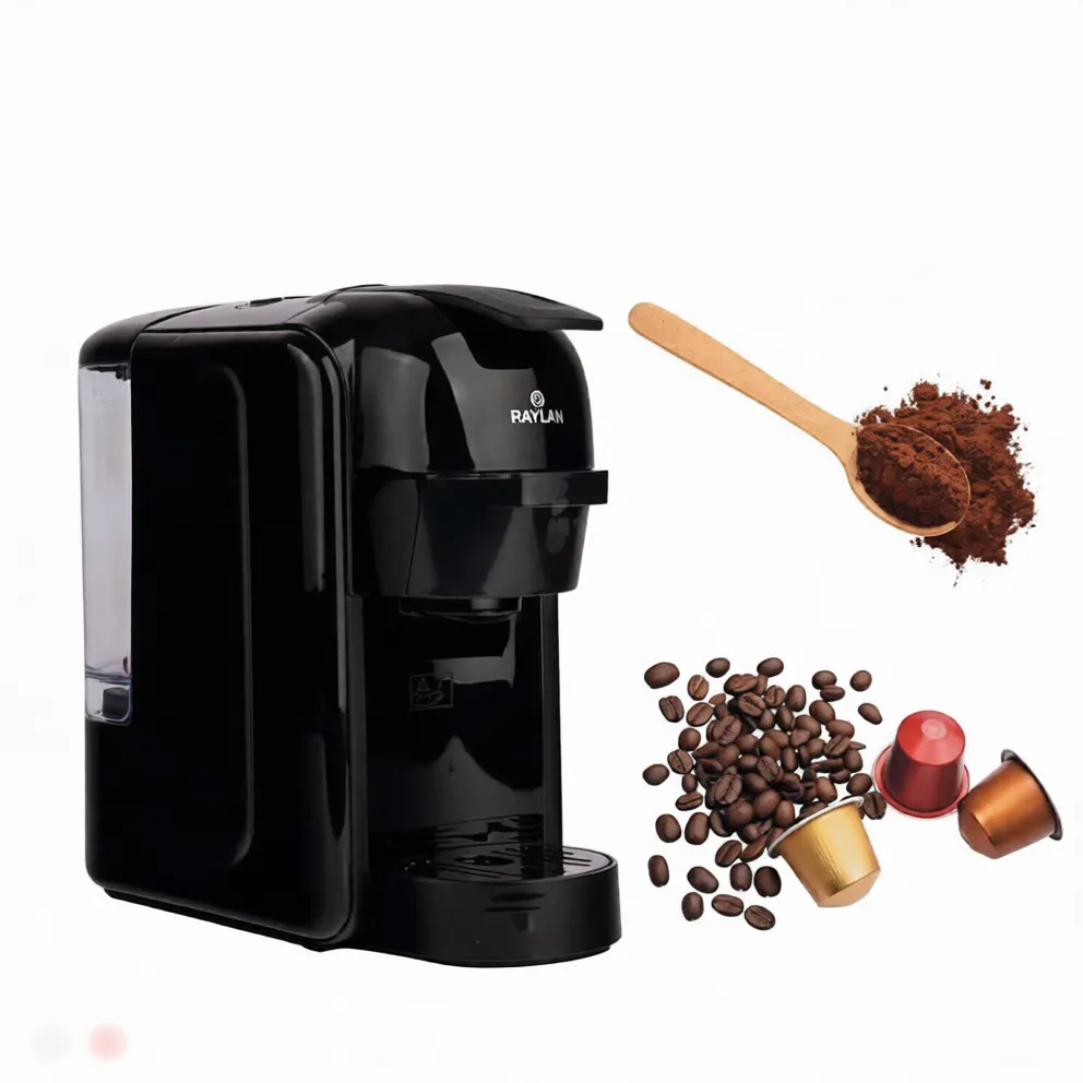 Cafetière Électrique 2en1 Raylan RPA-CCMF 1450W 0,7L Capsules et Café Moulu