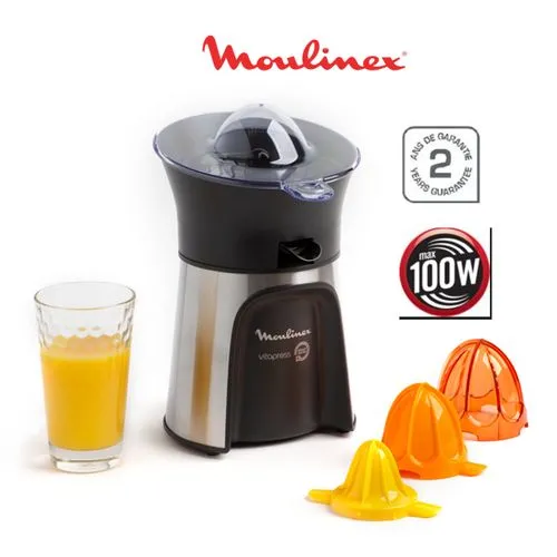 Moulinex Presse-agrumes PC603D10 VITAPRESS Direct Serve - 3 cônes - 100 W