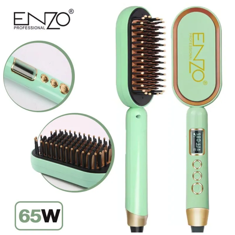 ENZO PROFESSIONAL Brosse Lissante Electrique Professional En Céramique EN-4102 