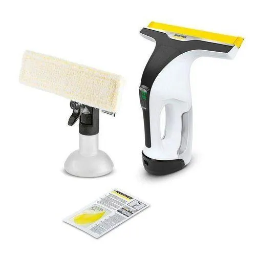 Nettoyeur de vitres WV 6 + Nettoyeur Vibrant Multisurfaces pour Nettoyer Les Vitres sans Effort, Autonomie WV6 Plus 100min soit 300m², Autonomie