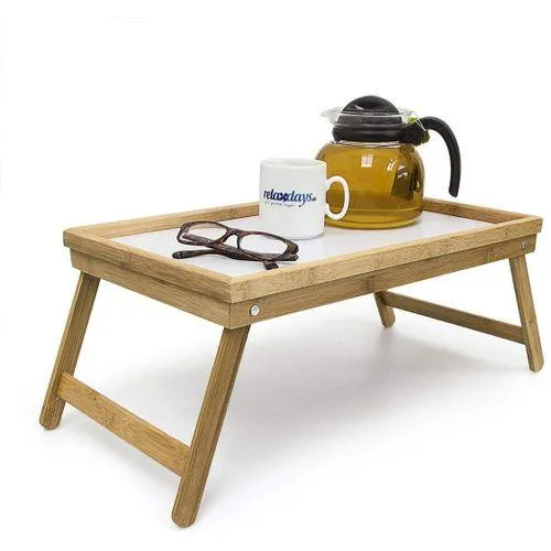 Plateau Petit Déjeuner Pliable - Marron