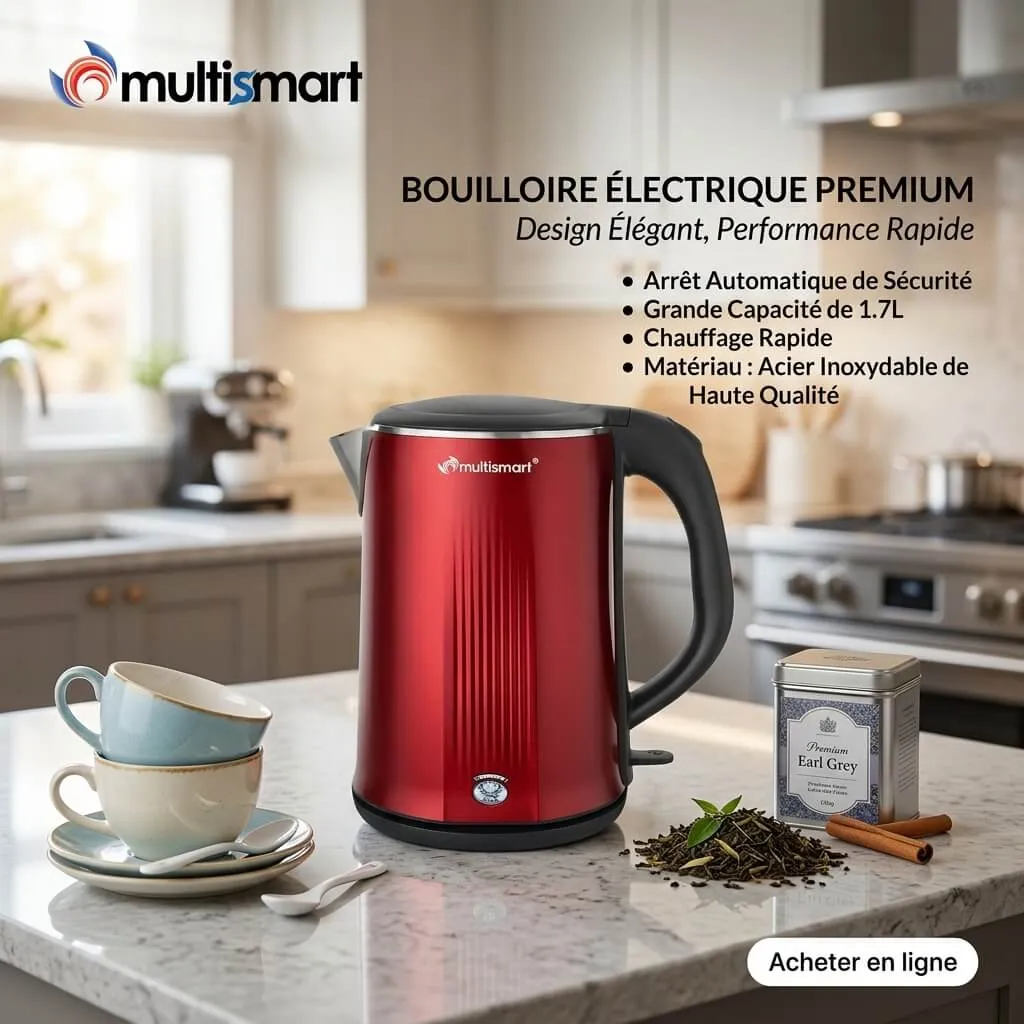 Bouilloire électrique sans fil Multismart MS-KT2021
