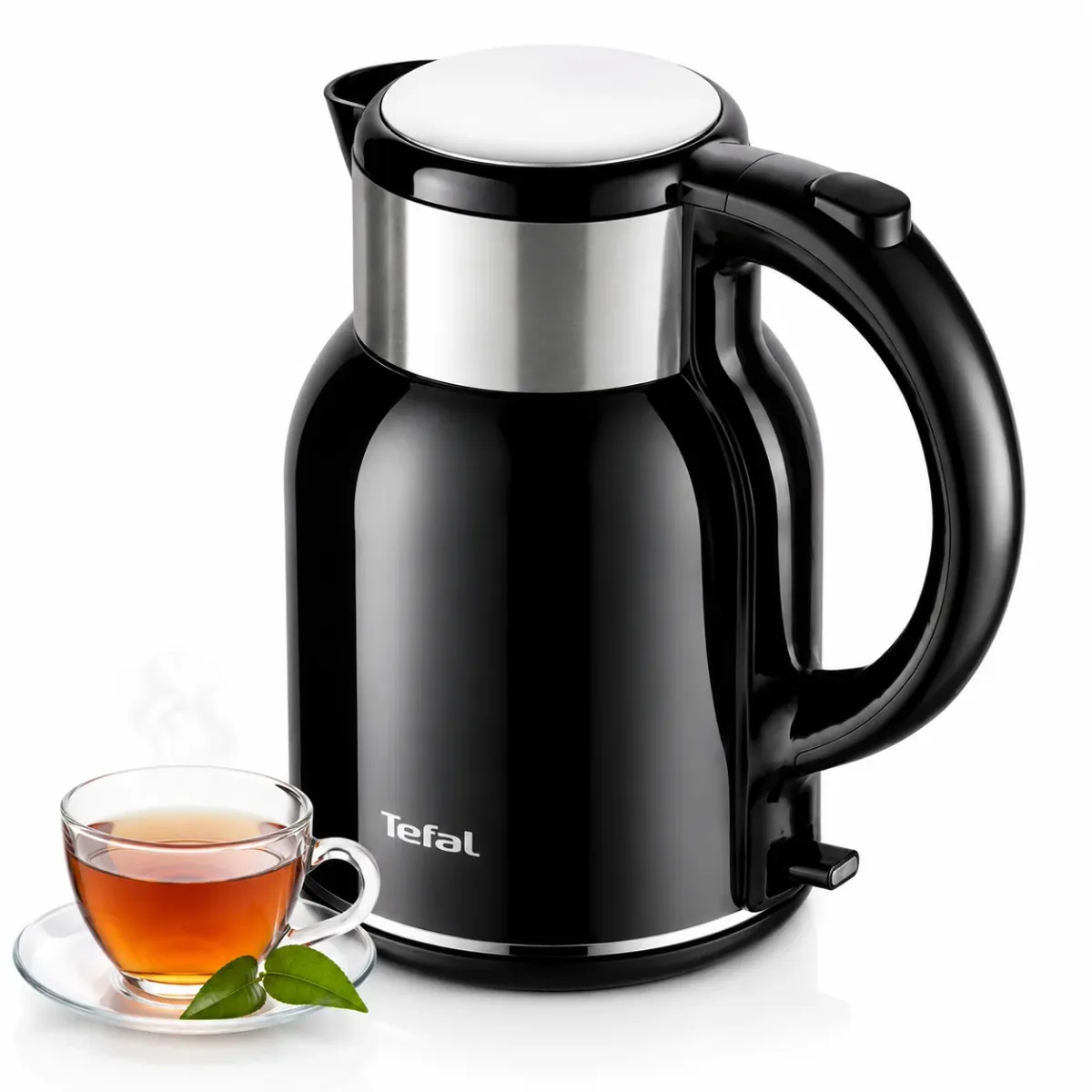 Bouilloire Électrique Tefal Thermo Protect XL KO1908E0 1,9L 1650W Noire