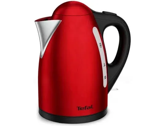 Bouilloire Tefal KI110511 1,7L 2400W Rouge Inox Sans Fil