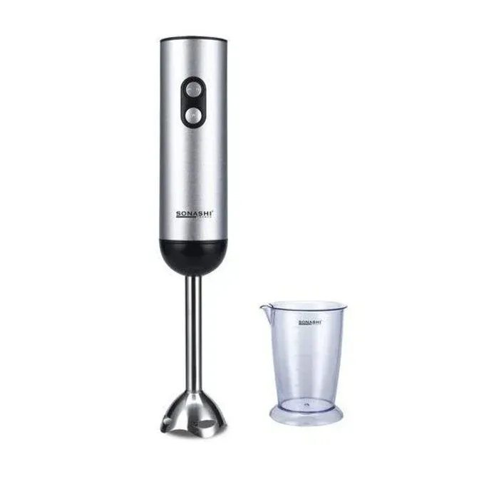 Bras Mixeur Sonashi SHB-155J 200W – Inox avec Récipient 1100 ml