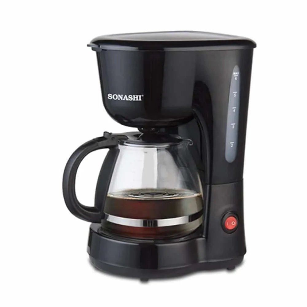 Cafetière Électrique Sonashi SCM-4920 600W – 6 Tasses, Filtre Permanent