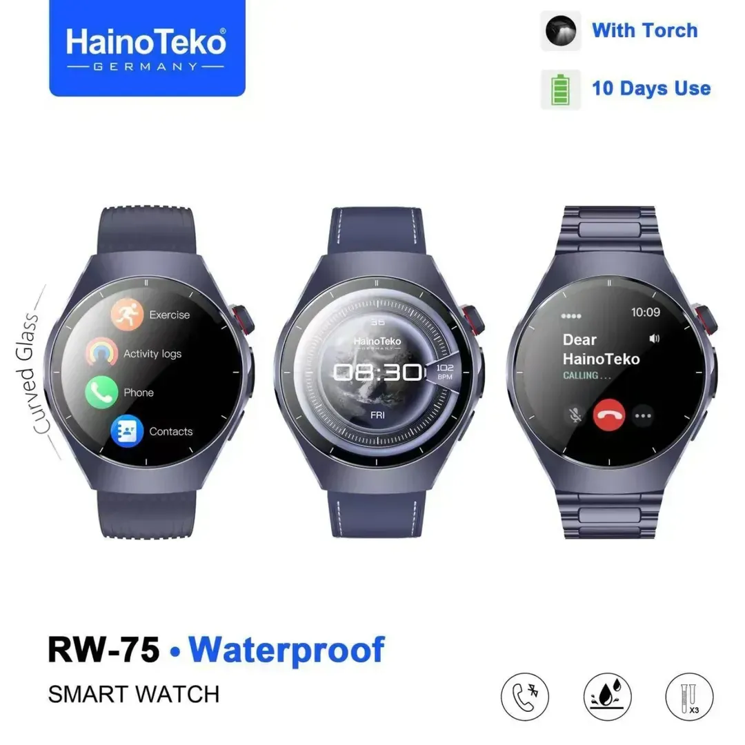 HainoTeko RW-75 Smartwatch AMOLED BT Call