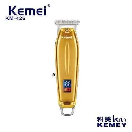 Kemei KM-426 – Tondeuse Professionnelle Rechargeable Sans Fil | Écran LED | 180 Min d'Autonomie | 4 Sabots