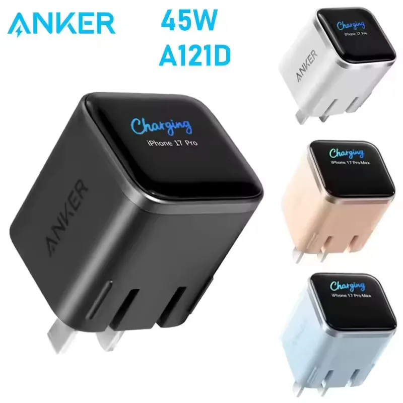 Anker Nano 45W USB-C Fast Charger – Chargeur GaN Ultra Léger | Charge Rapide Power Delivery | Compact
