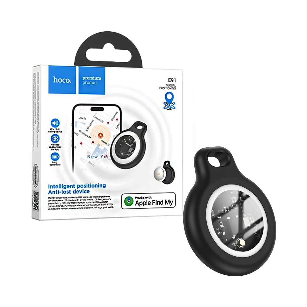 Traqueur d'Objets Intelligent Hoco E91 Bluetooth – Localisez Vos Clés, Sac et Voiture en Algérie