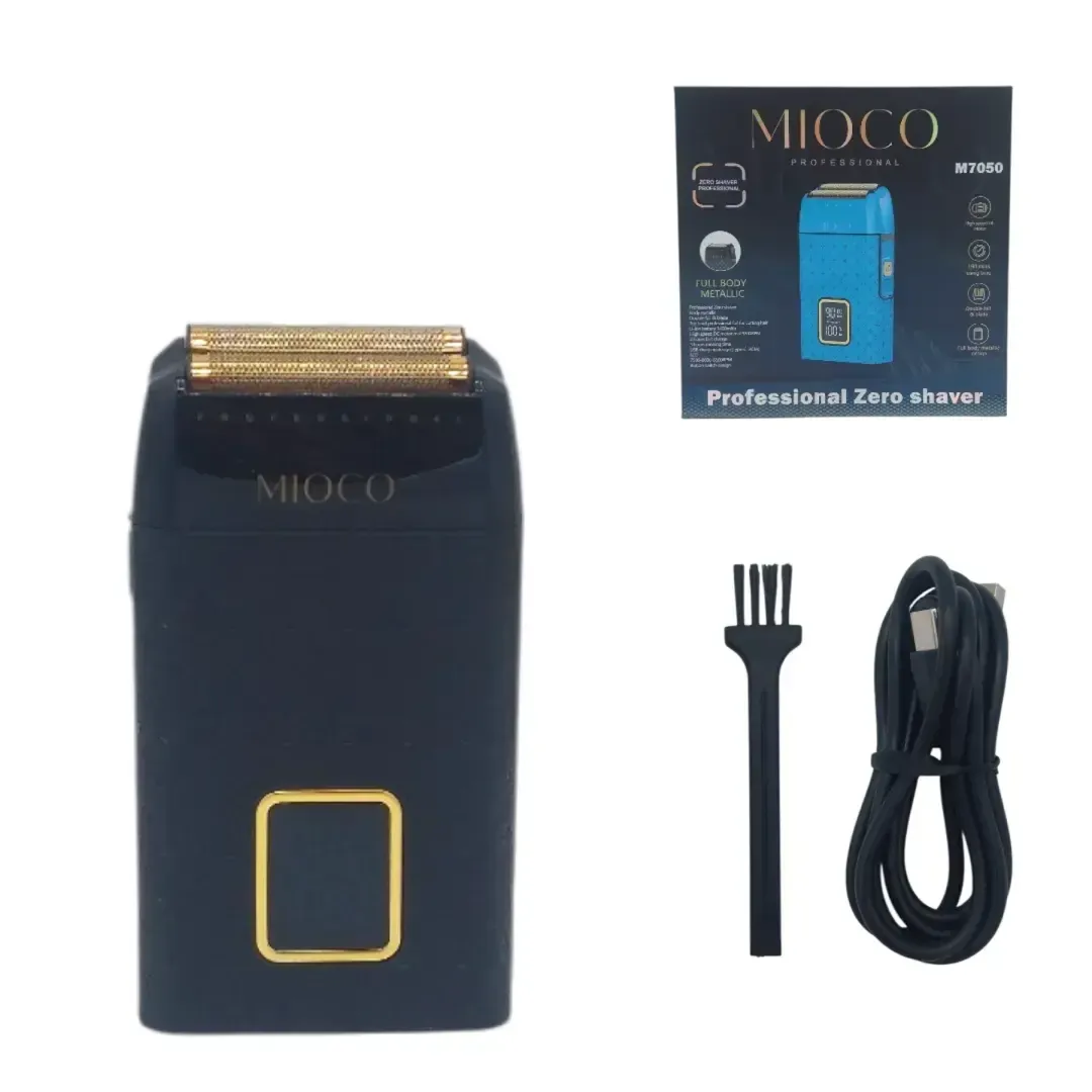 MIOCO M7050 Rasoir Électrique Professionnel 8500 RPM Rechargeable USB pour Homme
