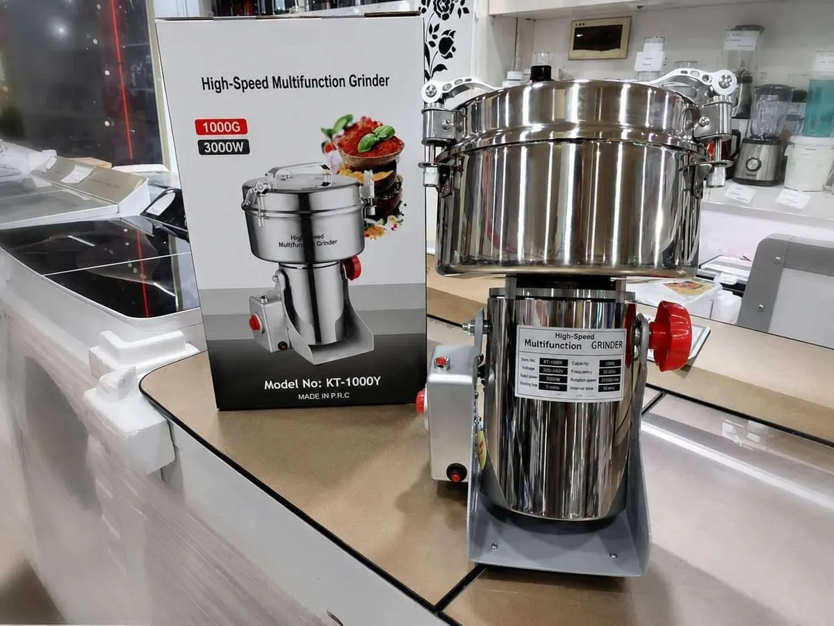 Moulin électrique KITCHEF KT-1000Y pour café, épices et grains – 1 kg